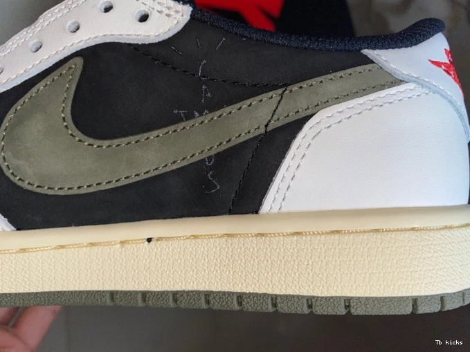Rep TBK Olive Air Scott WMNS Jordan Travis x 1 Low OG DZ4137-106 0811